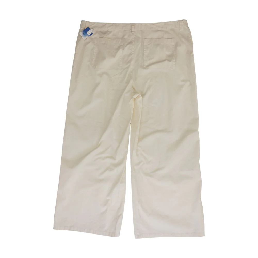 Ivory Solid Chino Pants - Image 2