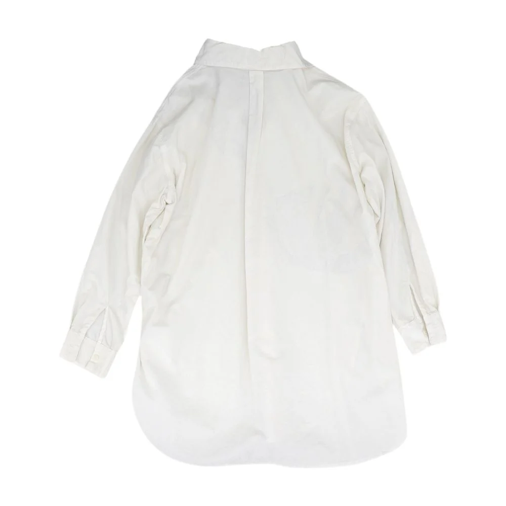 Ivory Solid Long Sleeve Button Down - Image 2