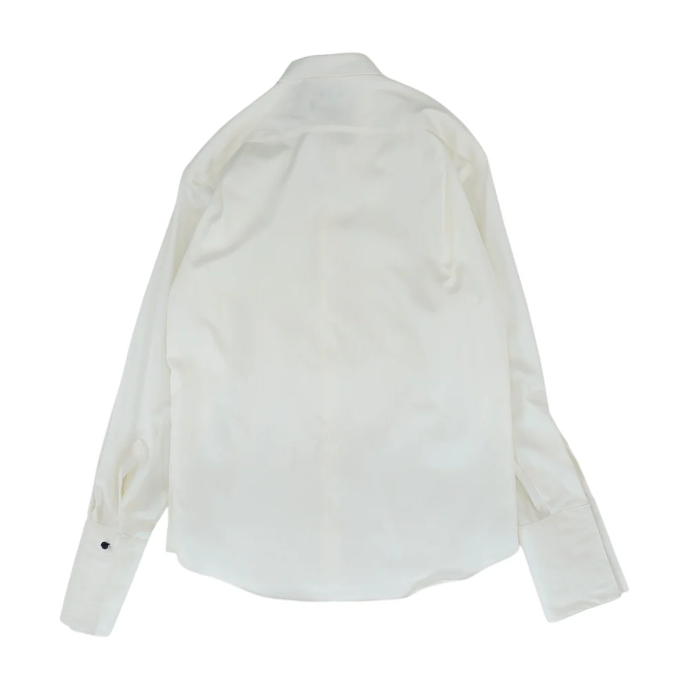 Ivory Solid Long Sleeve Button Down - Image 2