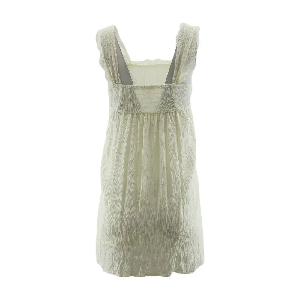 Ivory Solid Mini Dress - Image 2