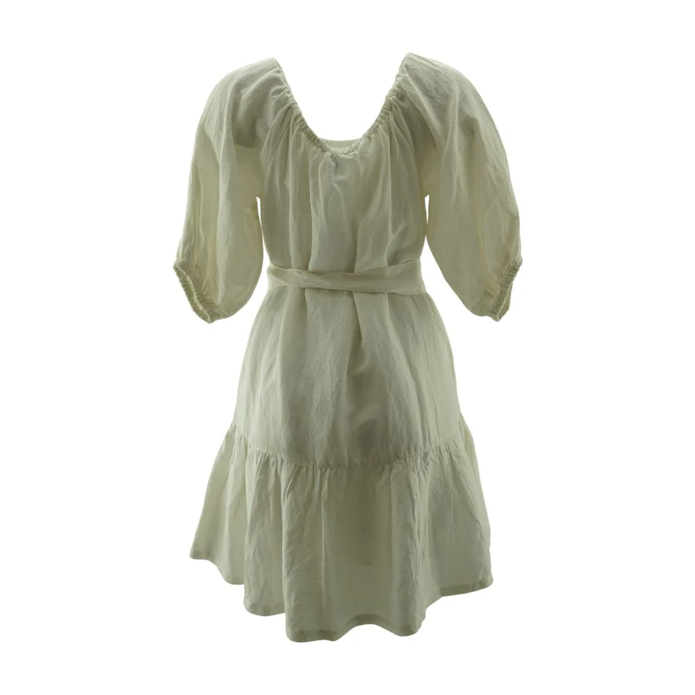 Ivory Solid Mini Dress - Image 2