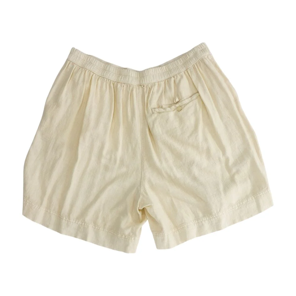 Ivory Solid Shorts - Image 2
