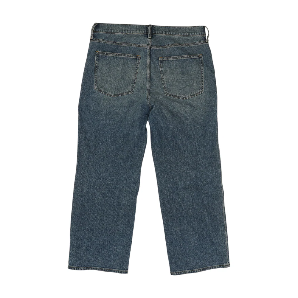 Blue Petite Wide Leg Jeans - Image 2