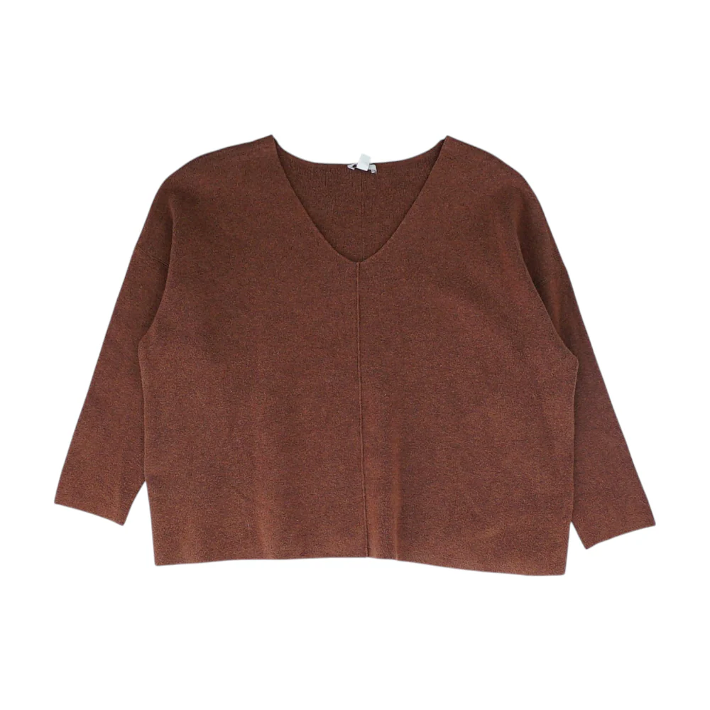 Brown Petite Pullover