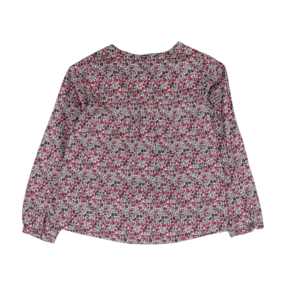 Magenta Floral Blouse - Image 2