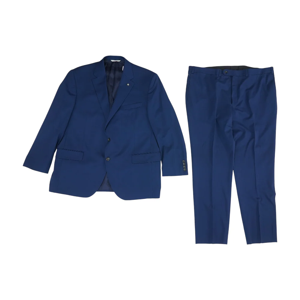 Navy Solid Suit