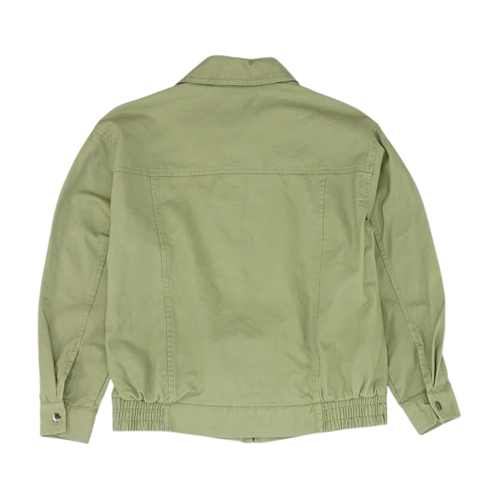 Green Solid Jacket - Image 2