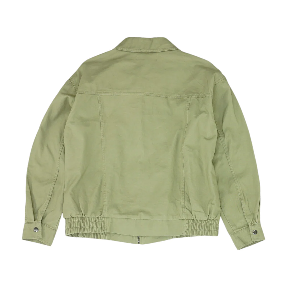 Green Solid Jacket - Image 2