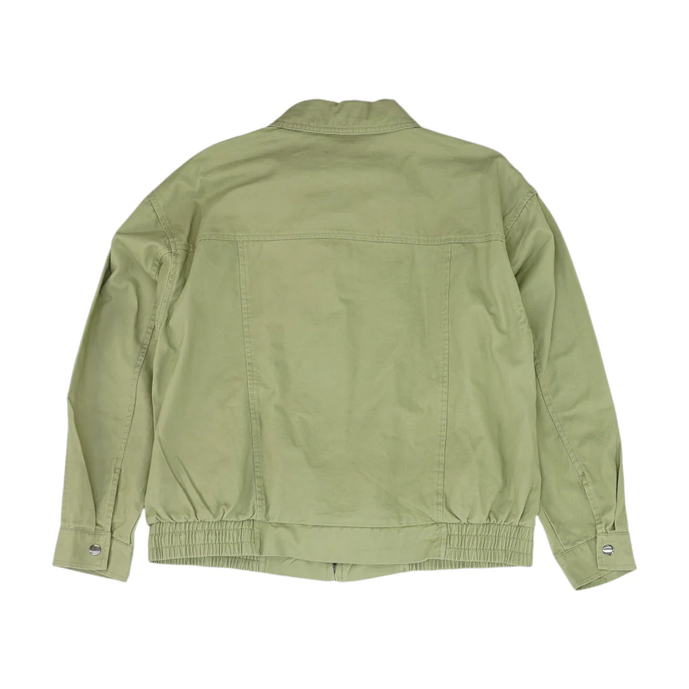 Green Solid Jacket - Image 2