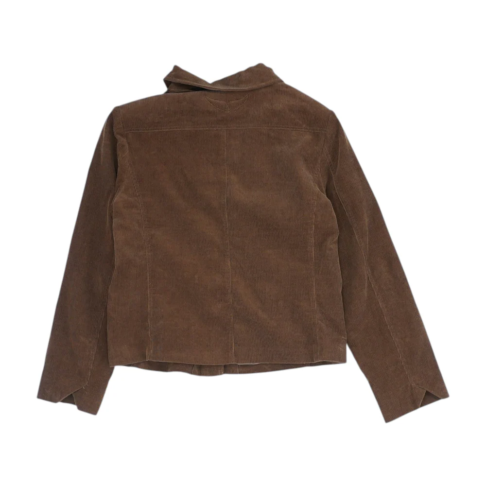 Brown Solid Jacket - Image 2