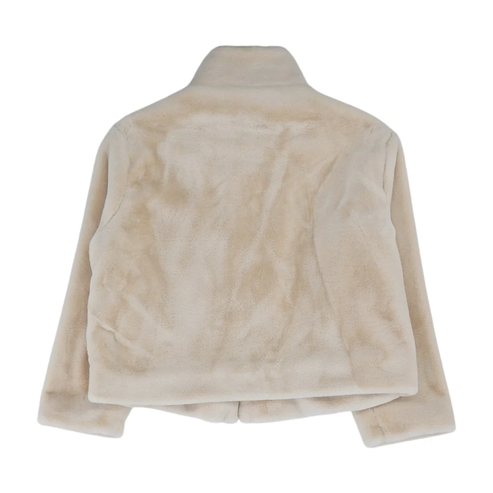 Beige Solid Jacket - Image 2