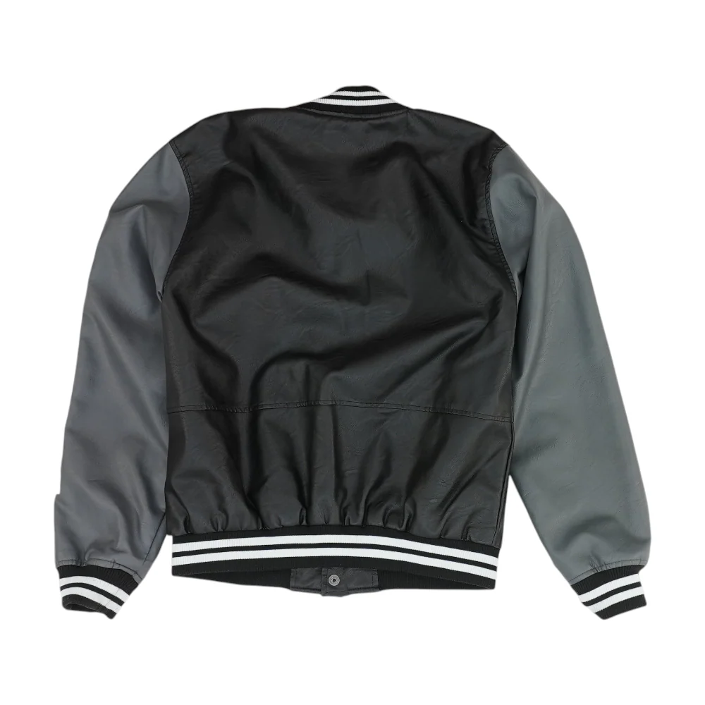 Gray Color Block Jacket - Image 2