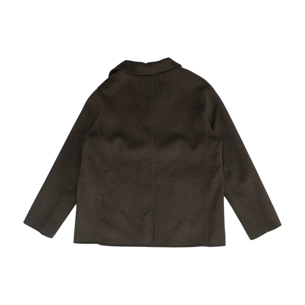 Brown Solid Jacket - Image 2