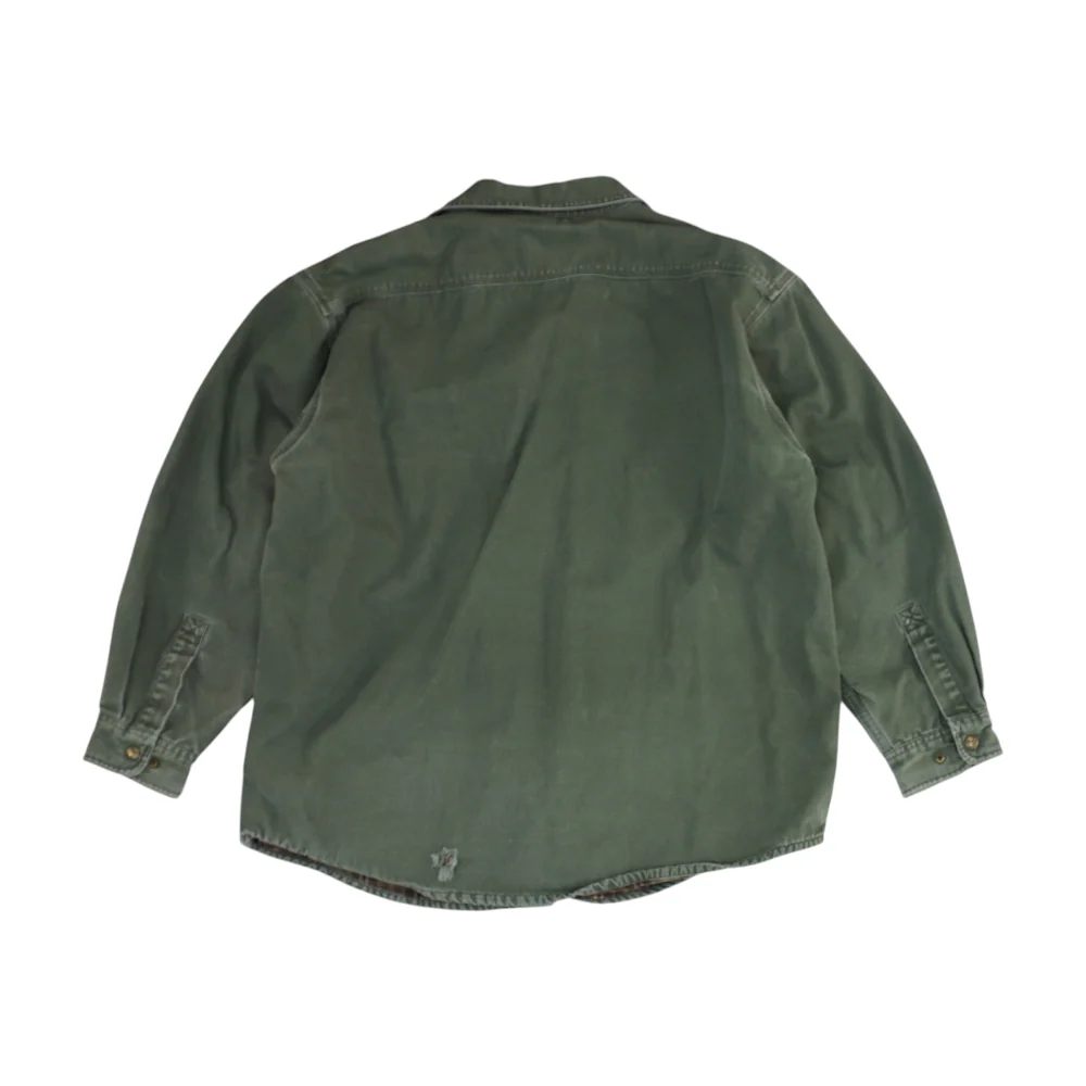 Vintage S96MOS Flannel-Lined Canvas Shirt Jacket - Image 2