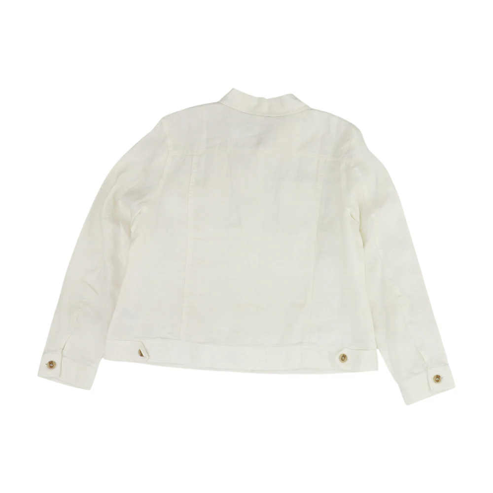 White Solid Jacket - Image 2