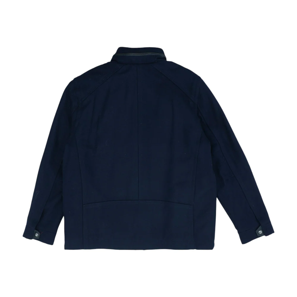 Navy Solid Jacket - Image 2
