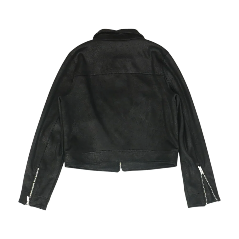 Black Solid Jacket - Image 2