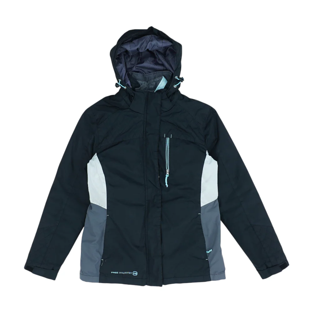 Black Petite Color Block Jacket