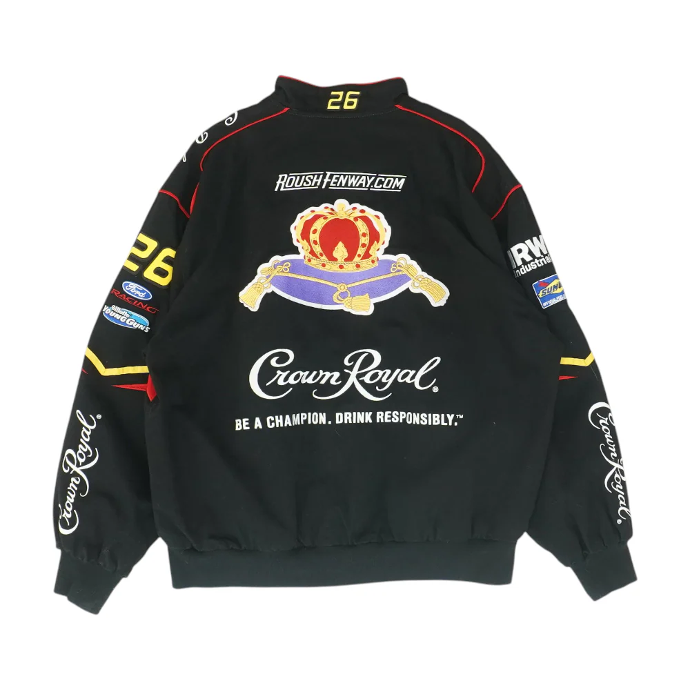 Vintage Vintage Nascar Crown Royal Jamie McMurray #26 Racing Jacket - Image 2