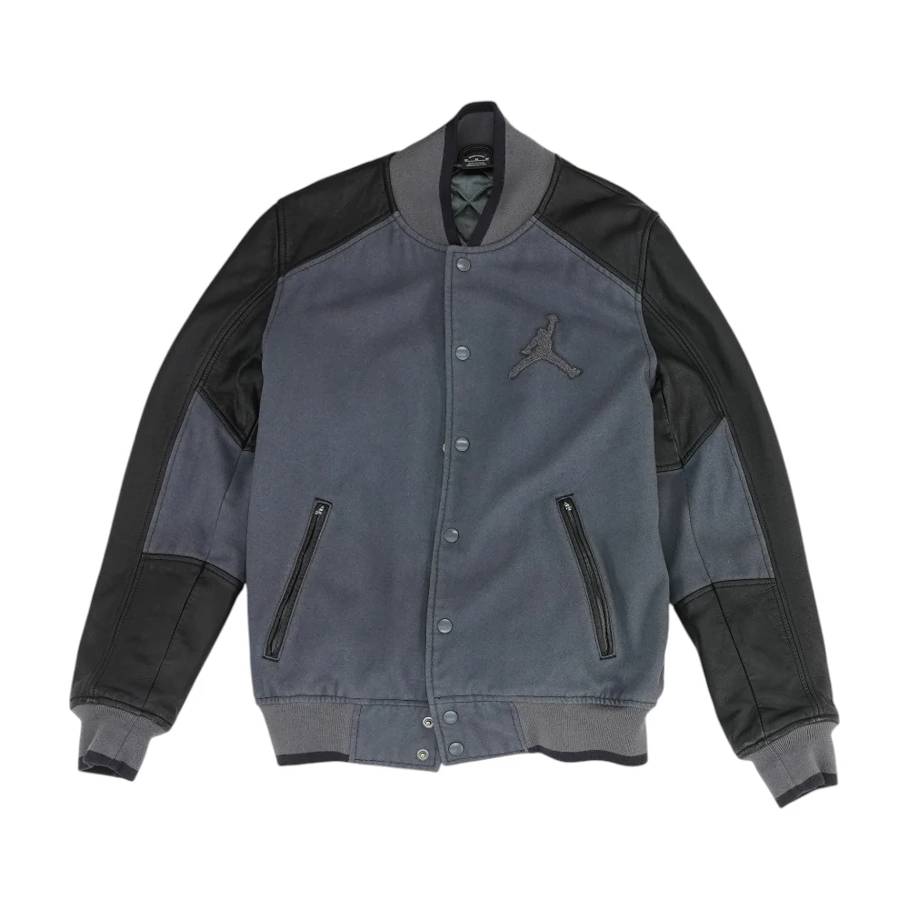 Gray Color Block Jacket
