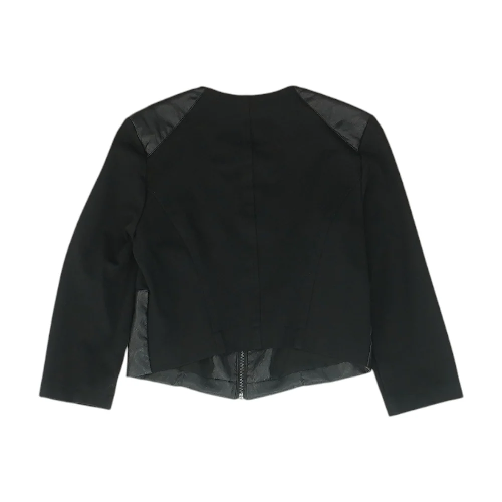 Black Solid Jacket - Image 2