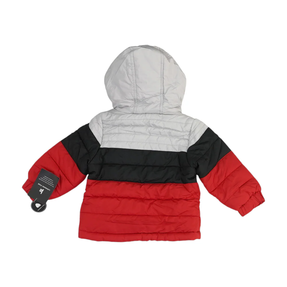 Red Color Block Jacket - Image 2