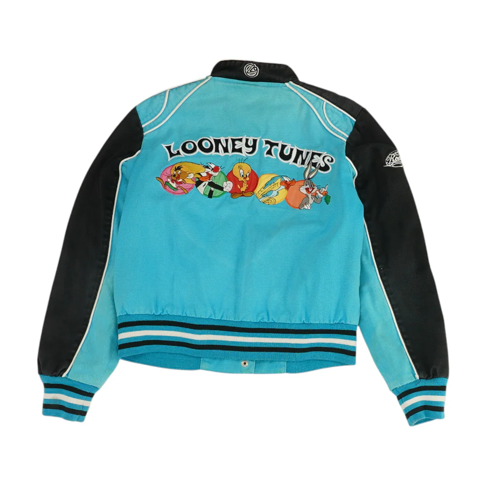 Vintage Blue Looney Tunes Jacket - Image 2