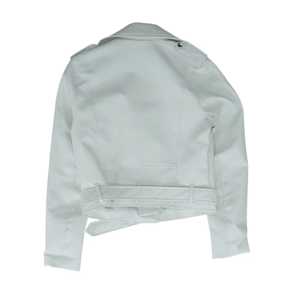 White Solid Jacket - Image 2