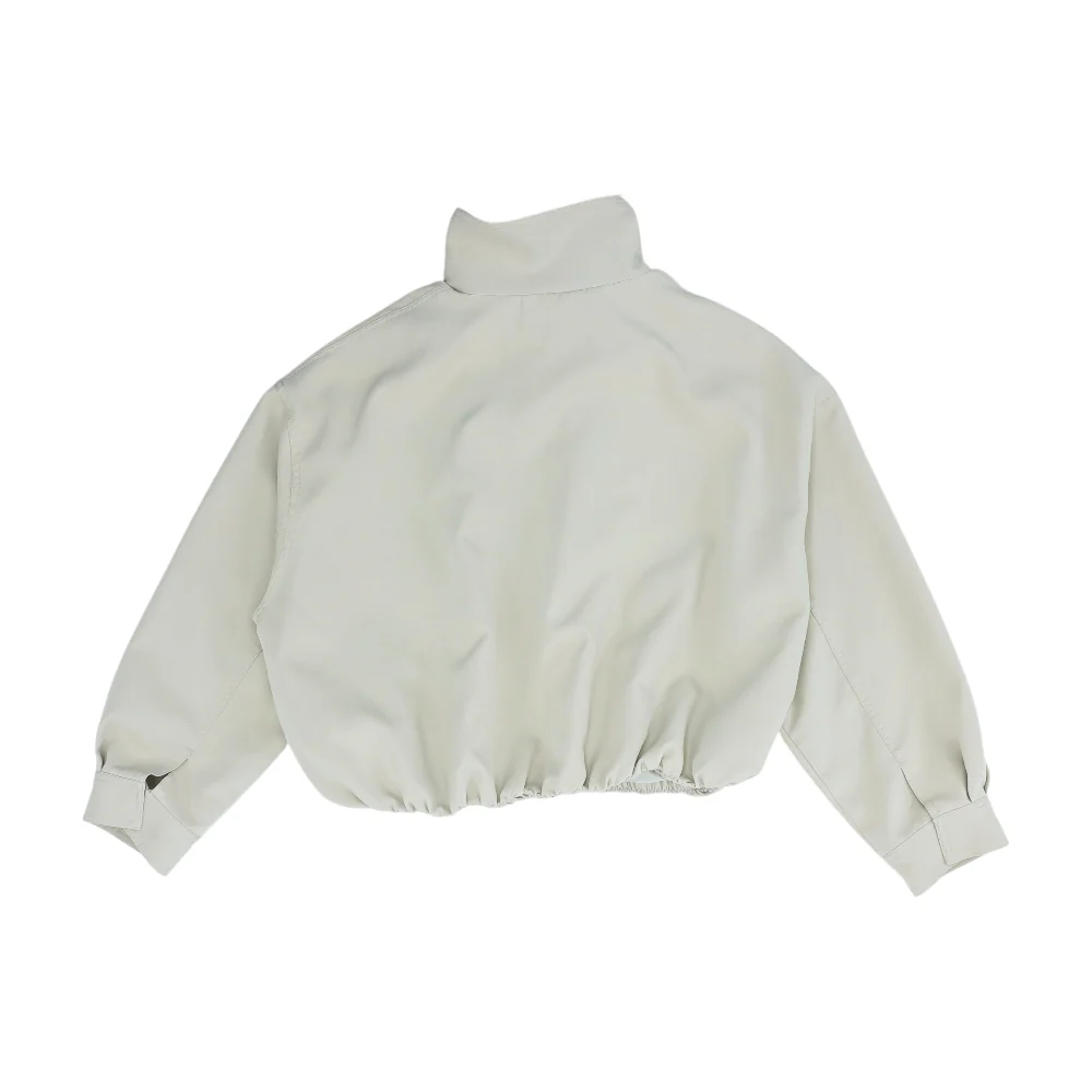 Beige Solid Jacket - Image 2
