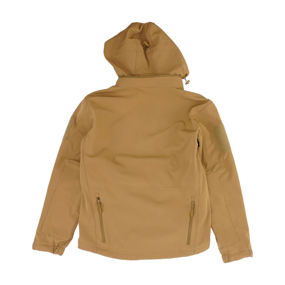 Khaki Solid Jacket - Image 2