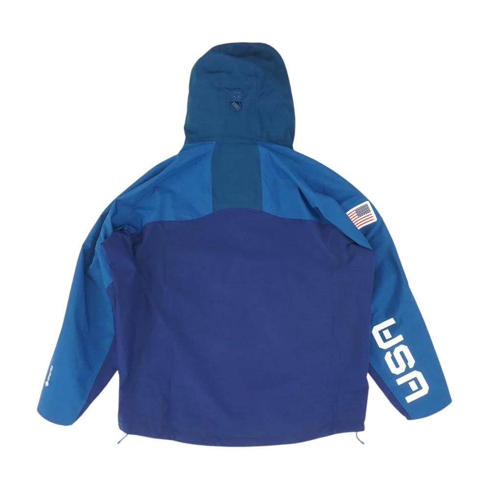 Blue Color Block Jacket - Image 2