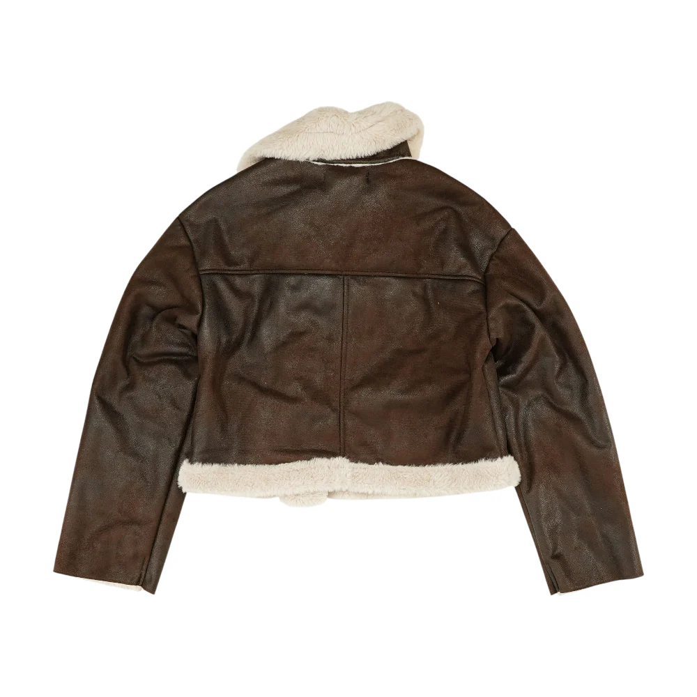 Brown Solid Jacket - Image 2
