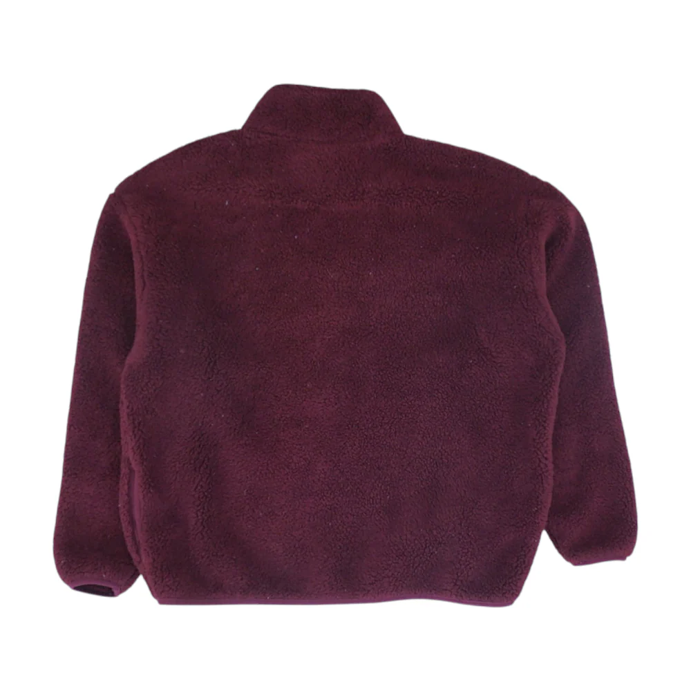 Burgundy Solid Jacket - Image 2