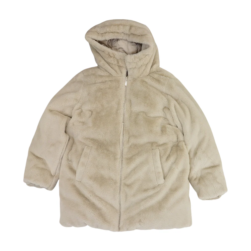 Beige Solid Jacket - Image 3