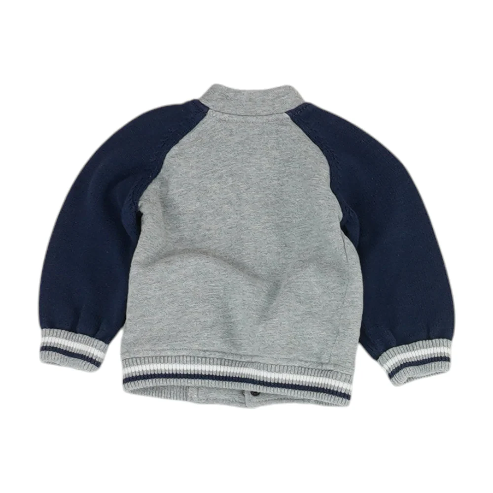 Gray Color Block Jacket - Image 2