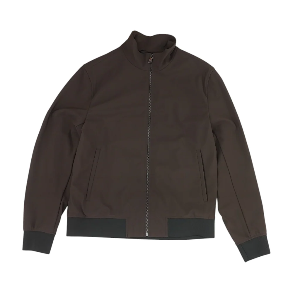 Brown Solid Jacket