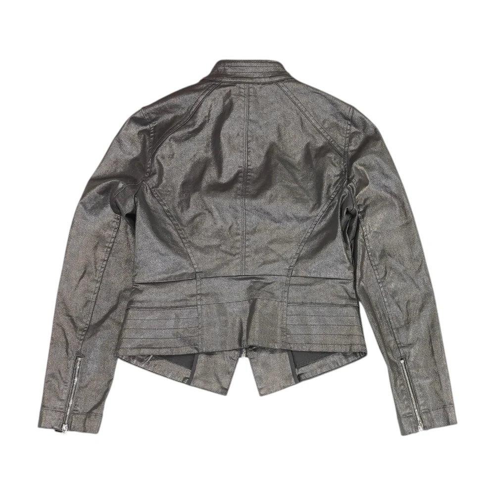 Gray Petite Solid Jacket - Image 2