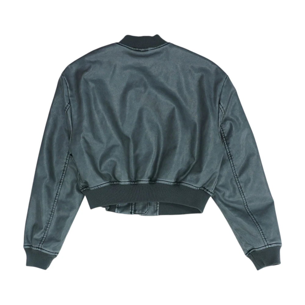 Gray Solid Jacket - Image 2