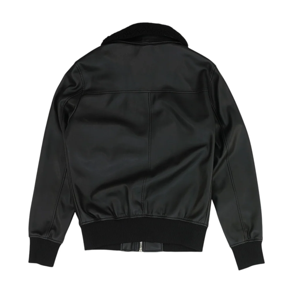 Black Solid Jacket - Image 2
