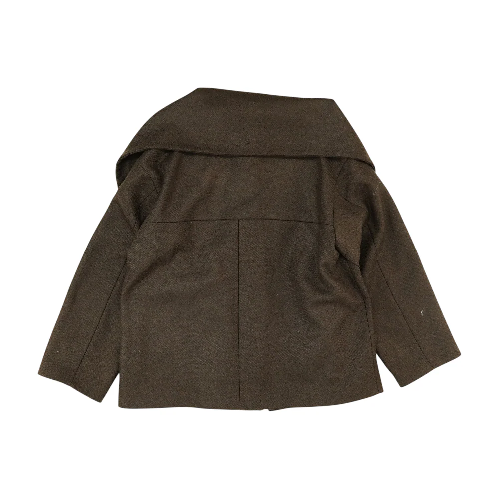 Brown Solid Jacket - Image 2