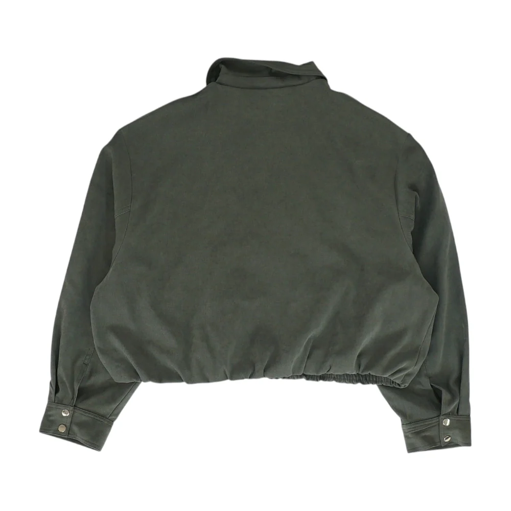 Green Solid Jacket - Image 2