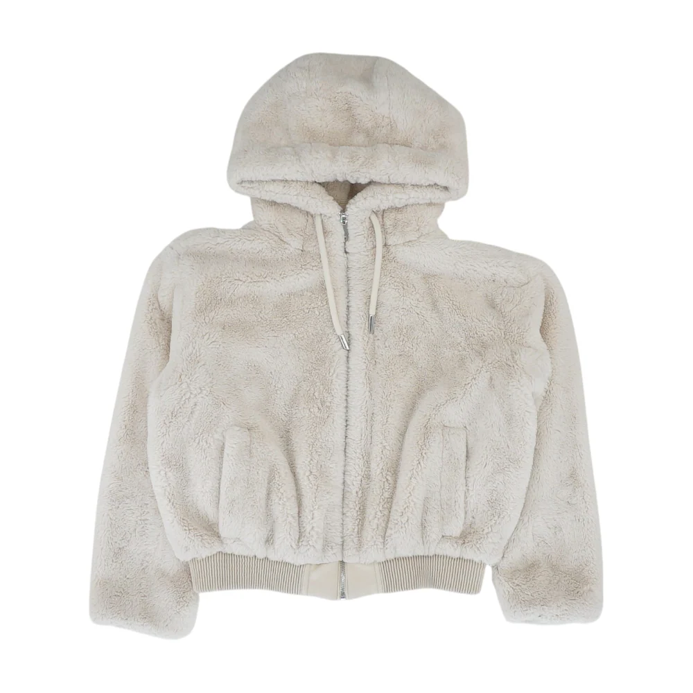 Beige Solid Jacket