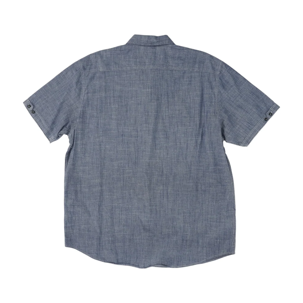 Indigo Solid Short Sleeve Button Down - Image 2