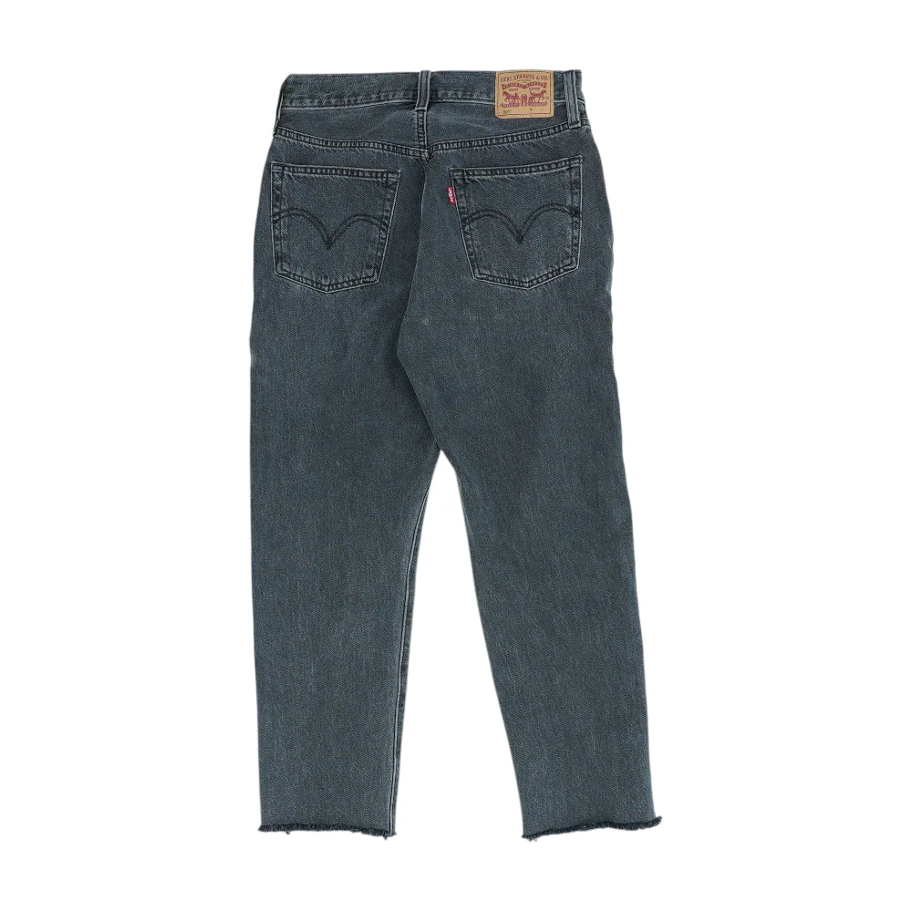 501 Black Straight Jeans - Image 2