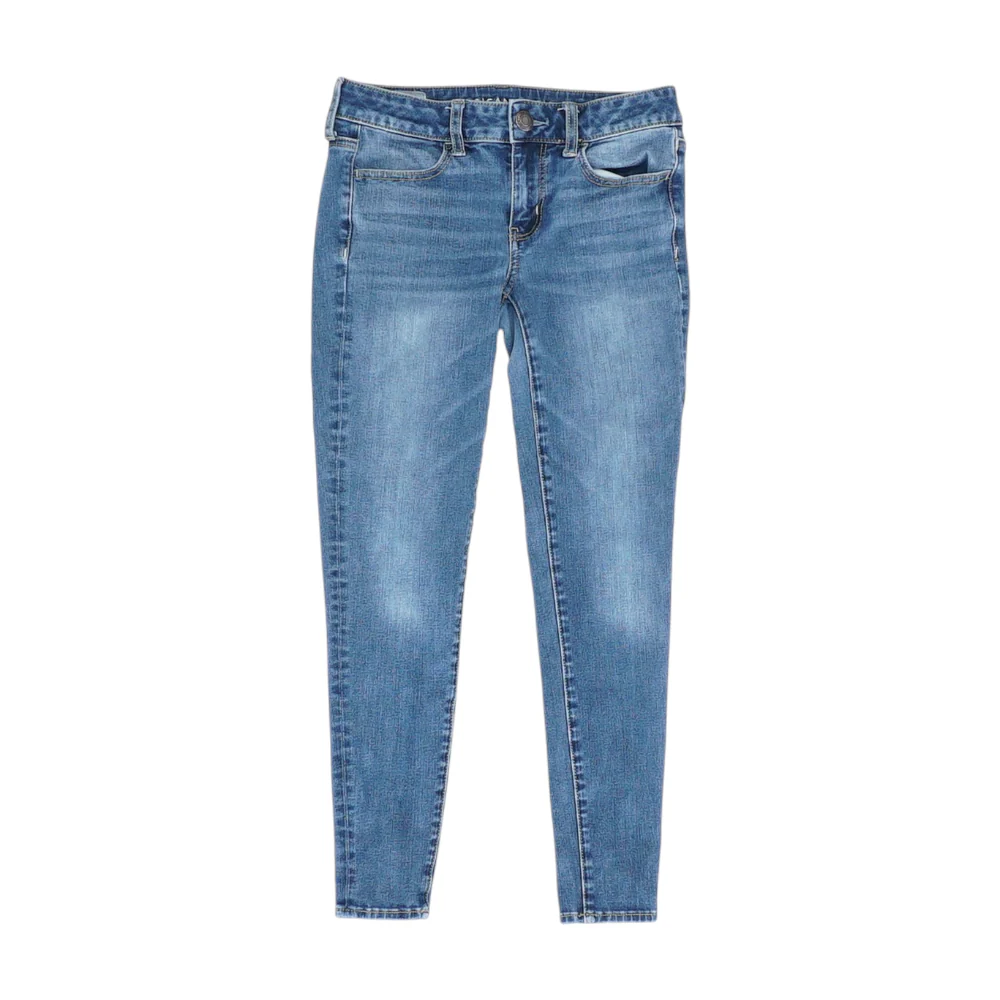 Blue Short Skinny Jeans