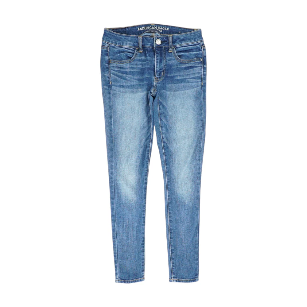 Blue Short Skinny Jeans