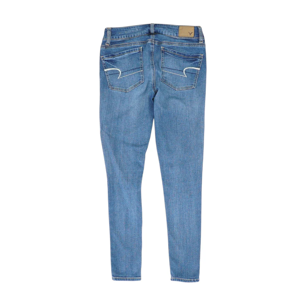 Blue Short Skinny Jeans - Image 2