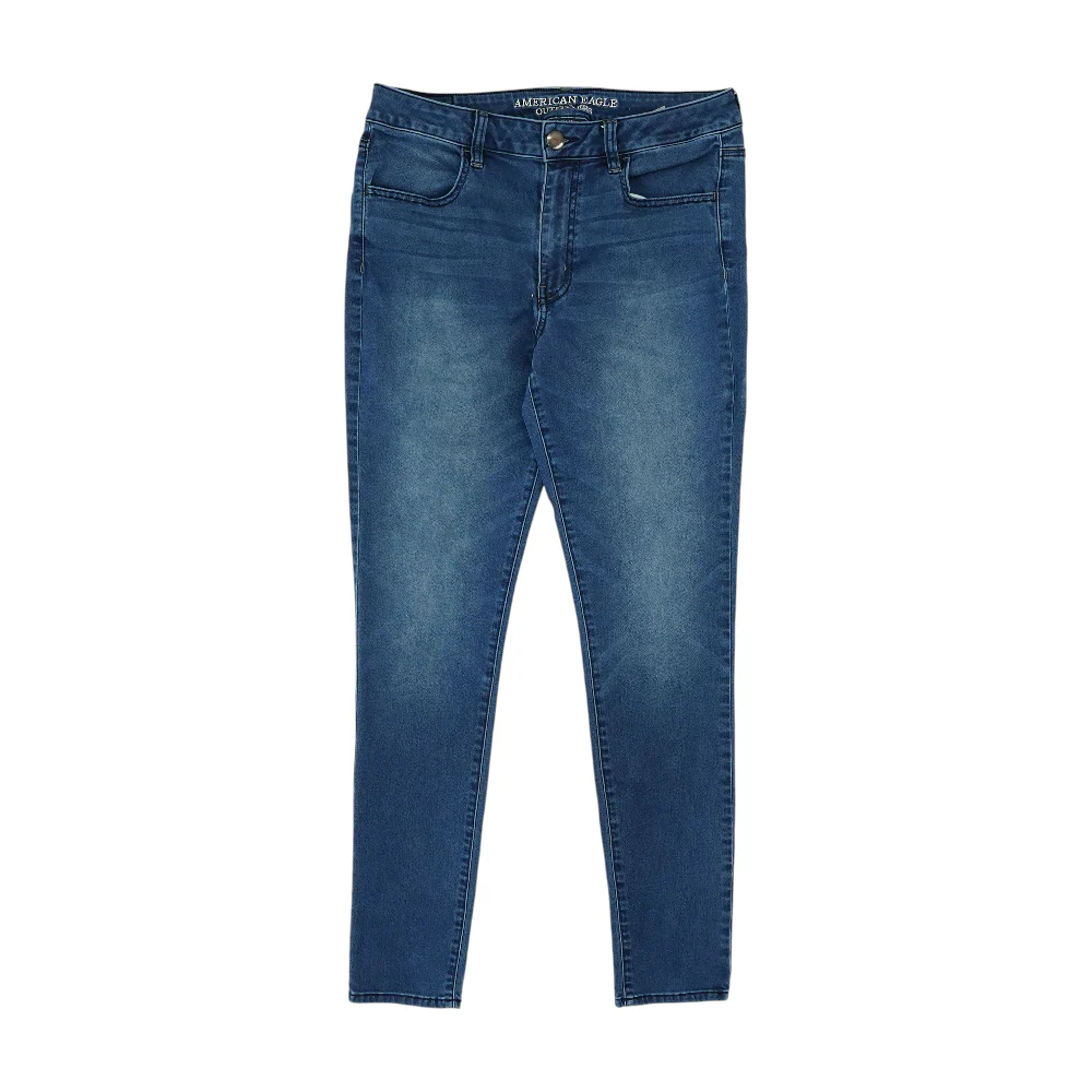 Blue Long Skinny Jeans