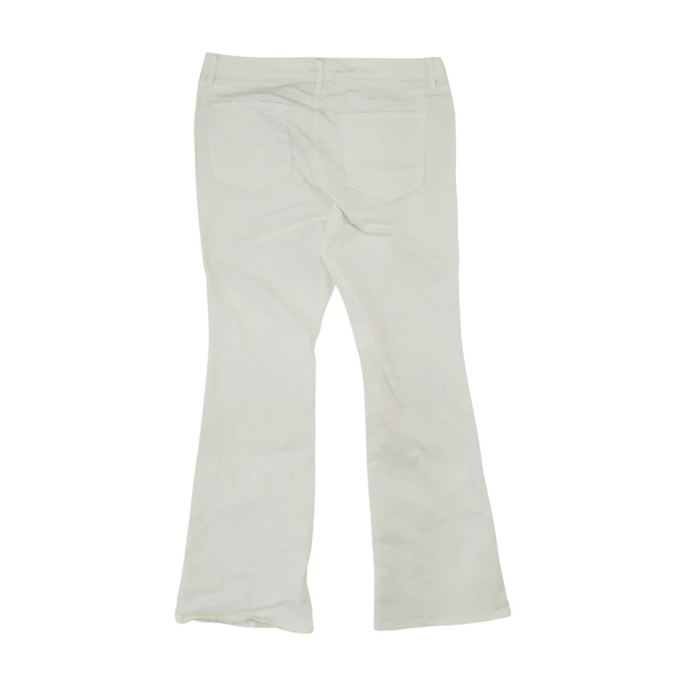 White Bootcut Jeans - Image 2