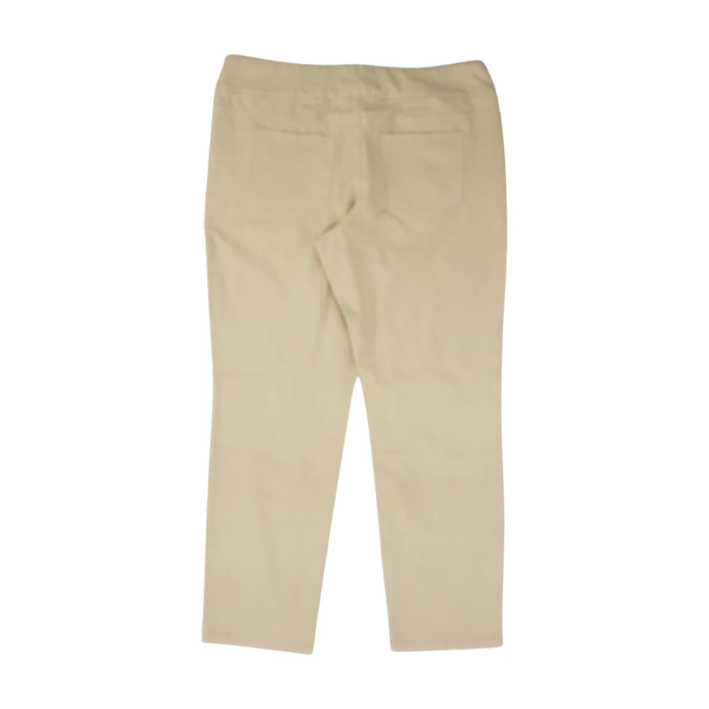 Beige Plus Straight Jeans - Image 2